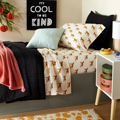 Cheetah Microfiber Kids' Sheet Set - Pillowfort™ 1 Cheetah Microfiber Kids' Sheet Set - Pillowfort™