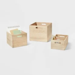 3 Compartment Light Wood Crate Natural - Brightroom™ 5 3 Compartment Light Wood Crate Natural - Brightroom™ -IRIS GUEST 1433e760 ccd4 4d74 8b8b fdcc848f7469