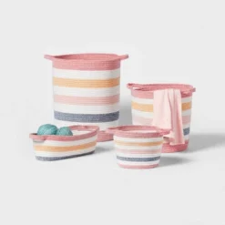 Striped Coiled Rope Kids' Storage Bin - Pillowfort™ 10 Striped Coiled Rope Kids' Storage Bin - Pillowfort™ -IRIS GUEST 18fc3409 df85 4518 a061 53954e0e0439