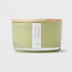 Citron And Sands Candle Green - Threshold™ -IRIS GUEST 1a4d9481 72eb 44f4 8afa e1c309366d2d