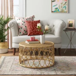 Geometric Printed Tile Persian Rug - Opalhouseâ„¢