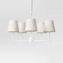 5 Arm Shaded Chandelier - Threshold™ -IRIS GUEST 1f567709 3a88 43f2 9a40 2a37ecb70396