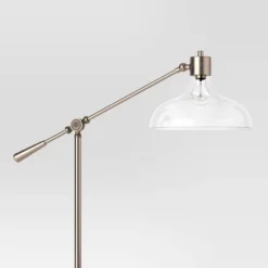 Crosby Bell Floor Lamp Brass With Glass Shade - Threshold™ -IRIS GUEST 26149be8 59a3 4410 bac0 69bf4e1c57fc