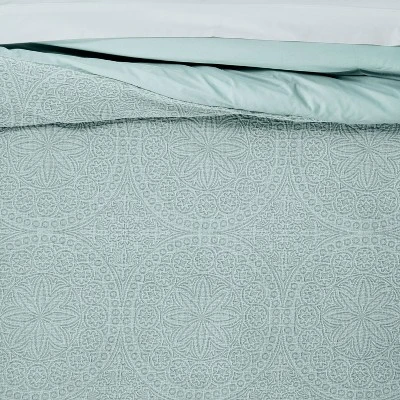 Matelasse Medallion Comforter & Sham Set - Threshold 3 Matelasse Medallion Comforter & Sham Set - Threshold - Image 3