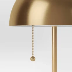 Dome Table Lamp With Acrylic Base Brass - Threshold™ -IRIS GUEST 2f05362a fcee 4044 9a80 108ea02ee7e7