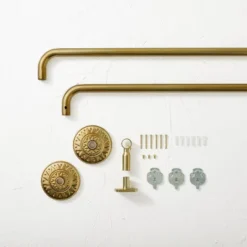 66"-120" Medallion Snap Grip French Curtain Rod Brass - Opalhouse™ Designed With Jungalow™ 5 66"-120" Medallion Snap Grip French Curtain Rod Brass - Opalhouse™ Designed With Jungalow™ -IRIS GUEST 34d78b5a 5da3 4bcd ae5c 12c693e0d007
