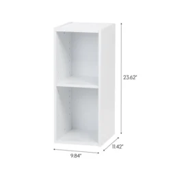 IRIS USA 2 Tire Space Saving Cube Organizer With Height Adjustable Shelf -IRIS GUEST 3562eaa2 435b 47f0 84f7 294bf22cd85d