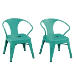 Set Of 2 Harper & Hudson Kids' Metal Activity Chairs - ACEssentials -IRIS GUEST 3a8a0c78 a7c2 4cb7 8f36 a749f113f991