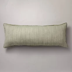 16"x42" Washed Loop Stripe Lumbar Bed Pillow - Hearth & Hand™ With Magnolia -IRIS GUEST 3f4d66eb 1363 4711 9f60 162fc243fa6f