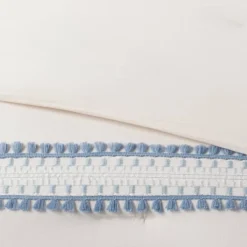 12pc Embroidered Fringe Stripe With Tassels Comforter & Sheet Bedding Set - Threshold™ -IRIS GUEST 443f5997 1107 4e72 b1b1 7852d0cd6908