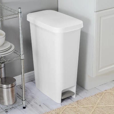 11gal Slim Step Trash Can - Brightroom™ 3 11gal Slim Step Trash Can - Brightroom™ - Image 3