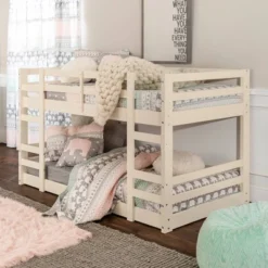 Twin Over Twin Indy Solid Wood Low Bunk Bed - Saracina Home -IRIS GUEST 4f052a60 3845 4f84 91b9 34fbe3eba04e