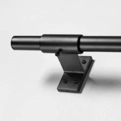 Steel Curtain Rod Matte Black - Hearth & Hand With Magnolia -IRIS GUEST 50371ec3 6d96 46dd 84a0 9265d3342c16