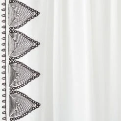1pc Light Filtering Diamond Border Window Curtain Panel White - Opalhouse™ Designed With Jungalow™ -IRIS GUEST 6a1227ec a22c 4a58 b5cd ea3e9bda3f45