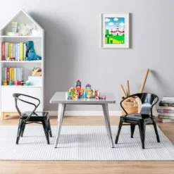 Set Of 2 Harper & Hudson Kids' Metal Activity Chairs - ACEssentials -IRIS GUEST 6c7319d8 4370 4b2d a5d7 779e0fe6dd87