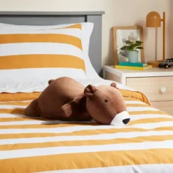 IRIS 5 Bear Weighted Plush Kids' Throw Pillow Brown - Pillowfort™