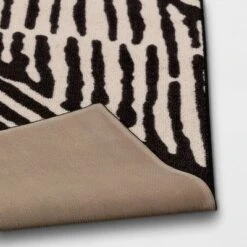 Abstract Lines Rug Black/Tan - Threshold™ 7 Abstract Lines Rug Black/Tan - Threshold™ -IRIS GUEST 757eb682 1900 4a81 83c1 dc0e6e4ba4cc