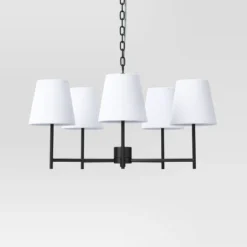 5 Arm Shaded Chandelier - Threshold™ -IRIS GUEST 7acf848b 4c0f 48ef 9863 fc259012496e