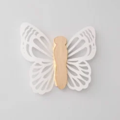 Butterfly Wood Lit Kids' Wall Decor Cream - Pillowfort™ -IRIS GUEST 7b038660 261a 42af 8baa 03a5b9a54a2c