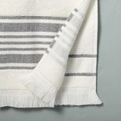 Multistripe Bath Towels Cream/Gray - Hearth & Hand™ With Magnolia -IRIS GUEST 82d541a5 984c 4560 a2fc 306bc106083c