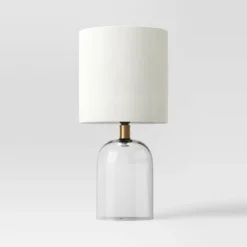 Glass Cylinder Mini Table Lamp With Open Base Clear - Threshold™ -IRIS GUEST 857dae5c 7594 4a2a a16e 4e68dee8179e