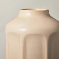 13" Faceted Ceramic Vase Sunset Taupe - Hearth & Hand™ With Magnolia -IRIS GUEST 89c00ed5 f379 4ab6 83f9 2c196e016ee1