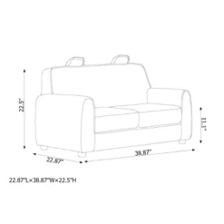 Upholstered Kids' Sofa Gray - Pillowfort™ -IRIS GUEST 8bd0e36e 147c 4c1d bcfb 73703a97ebdd