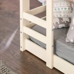 Twin Over Twin Indy Solid Wood Low Bunk Bed - Saracina Home -IRIS GUEST 96183bcc 8292 40fe 8e74 beec5d91051a