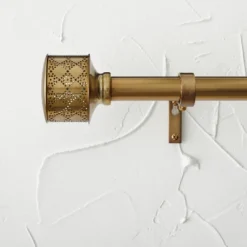 Pierced Drum Curtain Rod Brass - Opalhouse™ Designed With Jungalow™ -IRIS GUEST 99799094 1591 4a14 8c22 897f62e39ab5