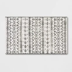 Diamond Printed Accent Aztec Rug Black - Opalhouse™ -IRIS GUEST 9a5f0d3a 6dc0 4cc2 a7e1 7c16bb3d54a2