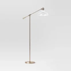 Crosby Bell Floor Lamp Brass With Glass Shade - Threshold™ -IRIS GUEST a56aefbc c219 4e3d a609 84cc3103cc5e