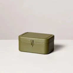 Decorative Metal Storage Box Green - Hearth & Hand™ With Magnolia -IRIS GUEST a8afceba 0ae7 4309 ba71 a0e1832484a9