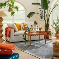 Dot Pattern Boarder Rug - Opalhouseâ„¢ Designed With Jungalowâ„¢