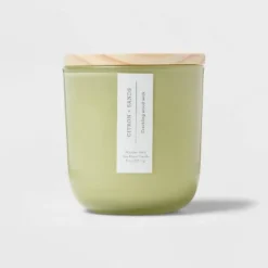 Citron And Sands Candle Green - Threshold™ -IRIS GUEST ac29f15a 74a7 4509 9e2b 431f209854df