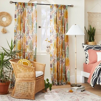1pc Sheer Burnout Window Curtain Panel - Opalhouse™ Designed With Jungalow™ 1 1pc Sheer Burnout Window Curtain Panel - Opalhouse™ Designed With Jungalow™