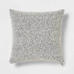Woven Boucle Square Throw Pillow With Exposed Zipper - Threshold™ 8 Woven Boucle Square Throw Pillow With Exposed Zipper - Threshold™ -IRIS GUEST b5159cea 2491 4bb4 a2aa af026918a681