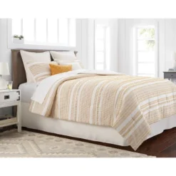 8pc Clipped Jacquard Stripe Comforter Bedding Set - Threshold™ -IRIS GUEST b9b7e65b 3b3c 4b4f a425 d762225141ed