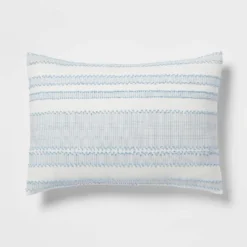 8pc Clipped Jacquard Stripe Comforter Bedding Set - Threshold™ -IRIS GUEST c050e4cf d0b1 400a b741 dc45f1c588bc