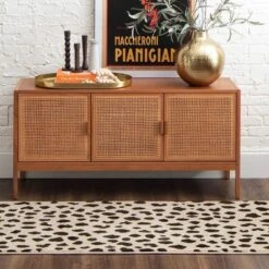 Daffodil Leopard Print Woven Rug - Threshold™ -IRIS GUEST ca6f0185 7f07 4025 bbdb 2103d7e23c18