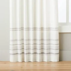 Engineered Hem Stripes Curtain Panel Cream/Gray - Hearth & Hand™ With Magnolia -IRIS GUEST ce2cfef5 4ffc 4553 9efa 21c03c3714d0
