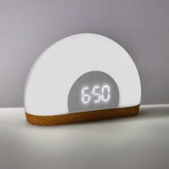 Wake Up Light Rise With Wood Kids' Nightlight - Pillowfort™ -IRIS GUEST d1876ddf 027a 425b 9e09 6bfb5b7d6eed