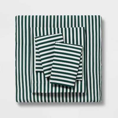 Floral Printed Microfiber Reversible Comforter & Sheets Set Dark Green - Room Essentials™ 6 Floral Printed Microfiber Reversible Comforter & Sheets Set Dark Green - Room Essentials™ - Image 6