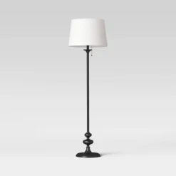 Londonberry Stick Floor Lamp Black - Threshold™ -IRIS GUEST d8eee44e fb02 4fa5 9c20 c5e2a2730b47
