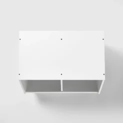 Stackable Laminate 2-Compartment Kids' Bin White - Pillowfort™ -IRIS GUEST de19215d 0e9c 4ec0 a54d fc654e07cbc4