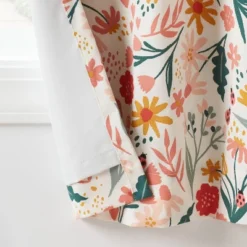 In The Garden Full Printed Blackout Kids' Curtain Panel - Pillowfort™ -IRIS GUEST de192efa f78d 4eaf bd7d c8b23f84b4ba