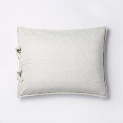 Decorative Border Cotton Slub Print Quilt Sham Light Teal Green – Threshold™ Designed With Studio McGee -IRIS GUEST df608442 2585 414f 825c 57f616e644e7