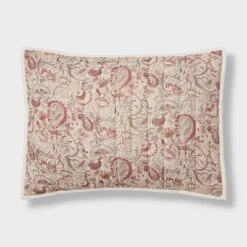 Voile Paisley Printed Quilt Sham Cream - Threshold™ 5 Voile Paisley Printed Quilt Sham Cream - Threshold™ -IRIS GUEST e0f4f329 7b2b 4e95 8132 3a5419a69f2c