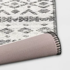 Diamond Printed Accent Aztec Rug Black - Opalhouse™ -IRIS GUEST e3046680 f1c2 4786 85e6 13127e4d5137