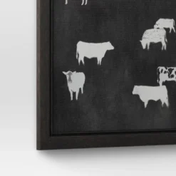 (Set Of 2) 12" X 12" Cow Collection II Framed Wall Canvases - Threshold™ -IRIS GUEST ed6cea91 4424 4805 8aee 4c4271b75676