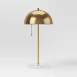 Dome Table Lamp With Acrylic Base Brass - Threshold™ -IRIS GUEST ef97fb3e 426e 4a0f a1be 70de24cbbc36